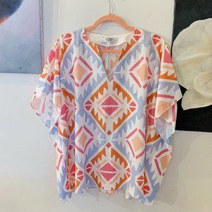 Maggie Top, Custom Diamond Print